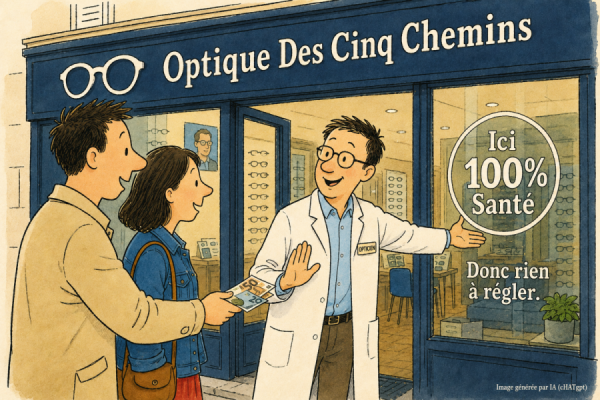 Optique Des Cinq Chemins Guidel. 100% Santé. Lunettes remboursées.