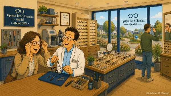 Optique Des Cinq Chemins Guidel. Services après-vente, garanties.