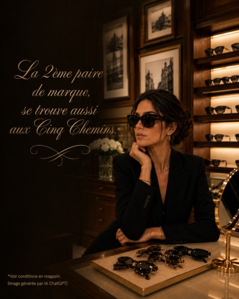 Optique Des Cinq Chemins. 2eme paire même de luxe.