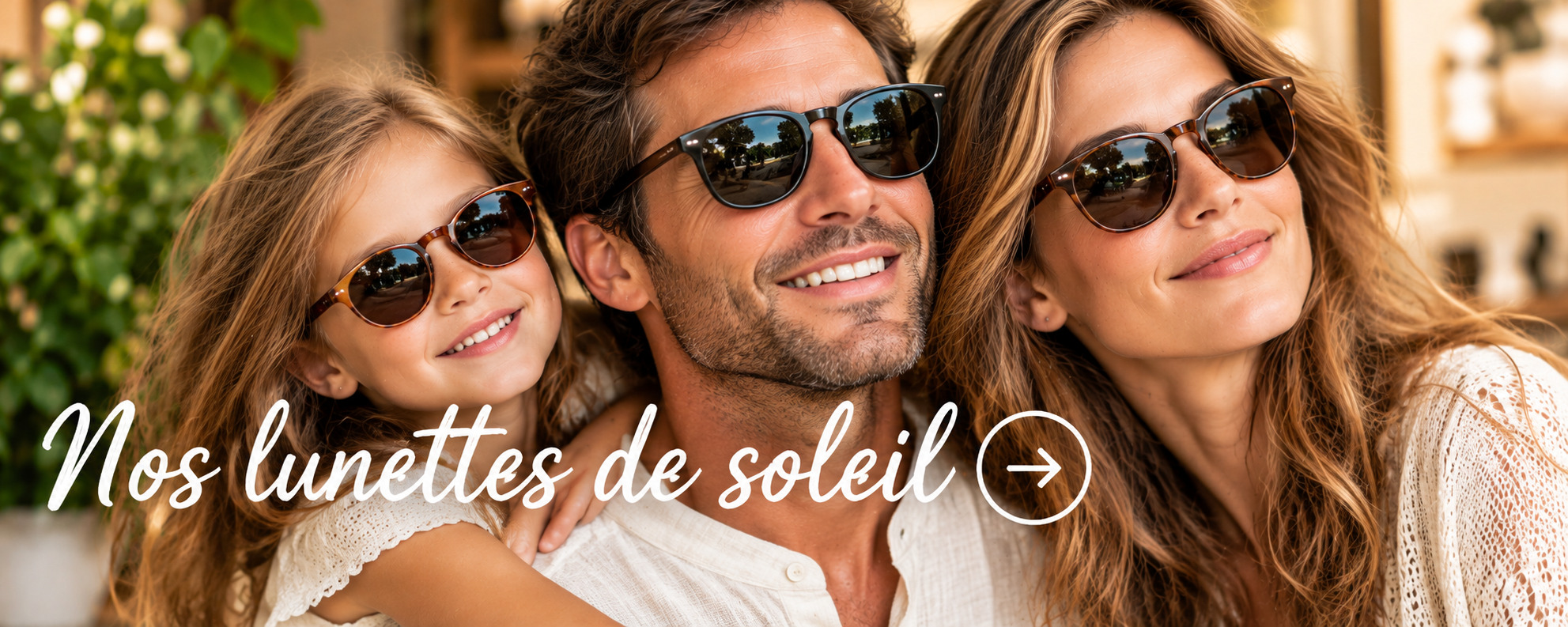 Optique des 5 chemins Guidel. Bouton collection lunettes de soleil. Optique des 5 chemins Guidel. Bouton collection lunettes de soleil.
